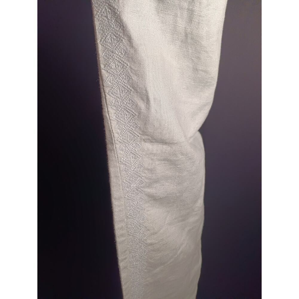 GAP Women’s 2 Regular Girlfriend Chino Pants Sage Green Linen Cotton Mid Rise - Picture 3 of 9